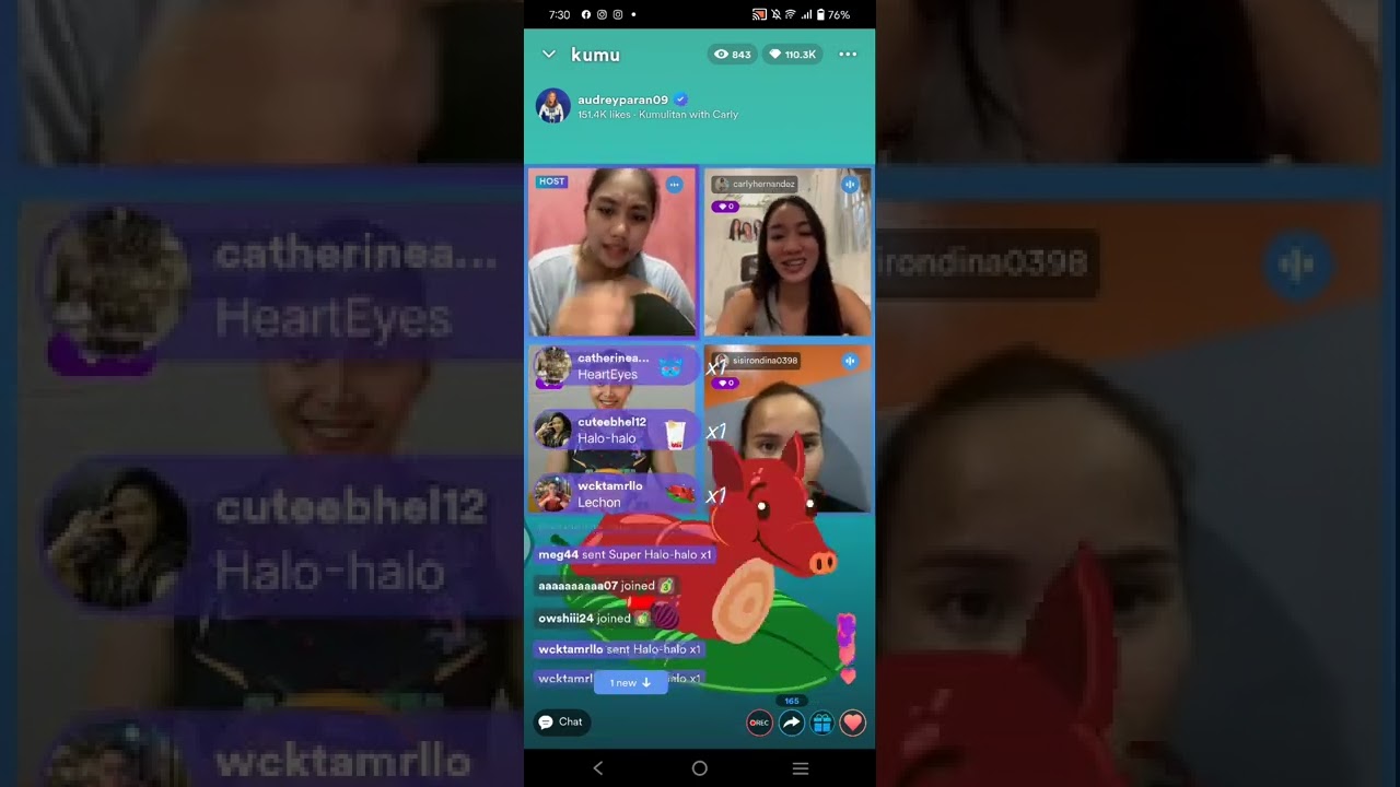 CARLY HERNANDEZ , AUDREY PARAN , SISI RONDINA & ANNE ESGUERRA KUMU LIVE CHIKAHAN UPDATE | PART1