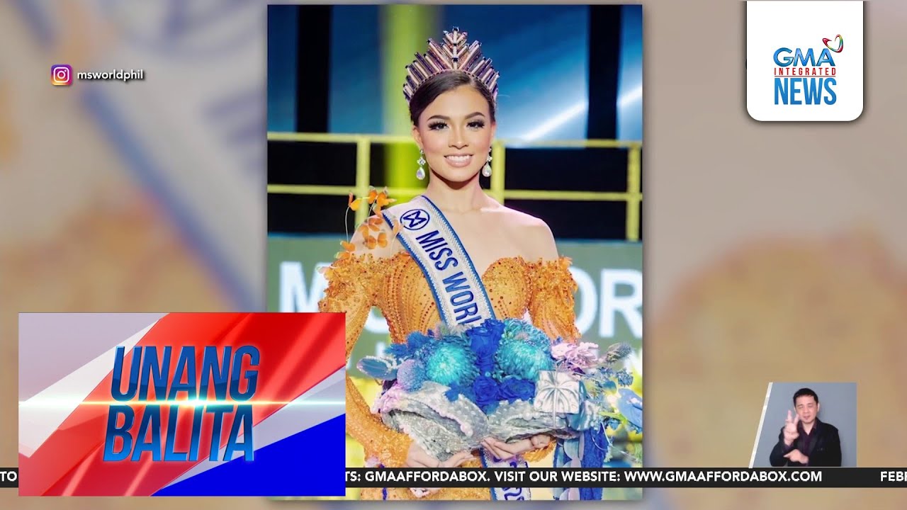 Asia Rose Simpson ng Quezon City, kinoronahan bilang bagong Miss World Philippines... | Unang Hirit