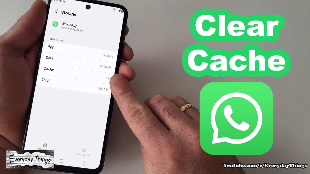 Как очистить кэш WhatsApp на Android