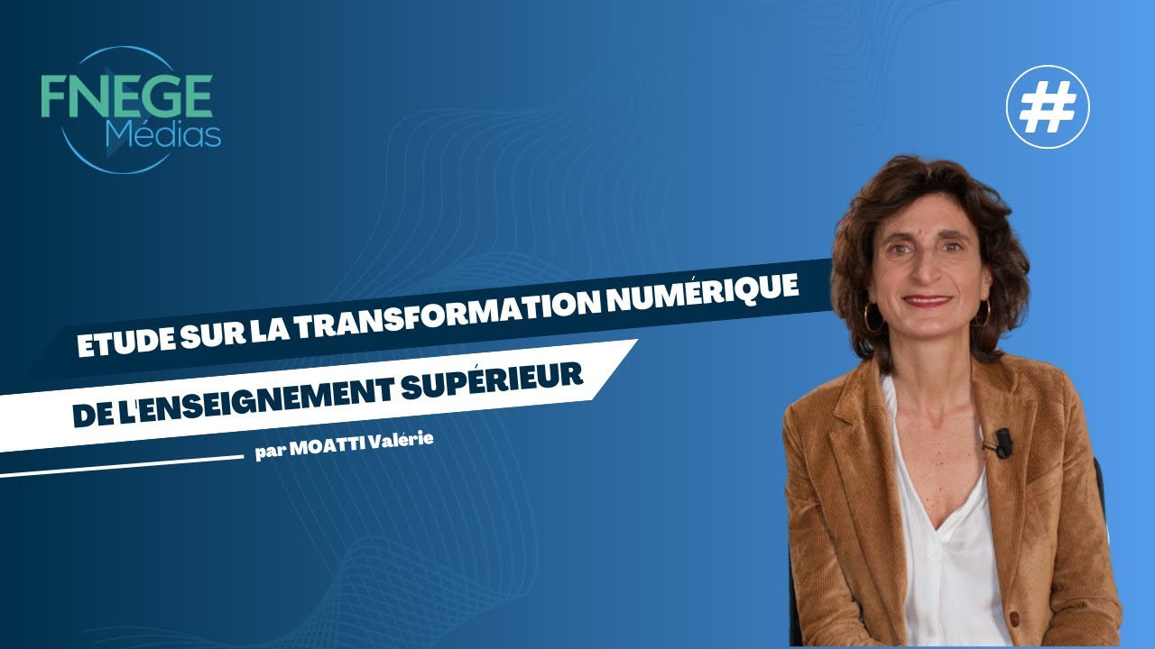 Etude sur la transformation numérique de l'enseignement supérieur
