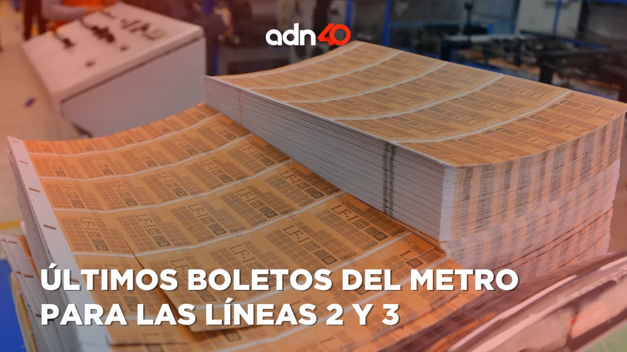 últimos Boletos del Metro Edición Especial de la Ciudad de México | México en tiempo real