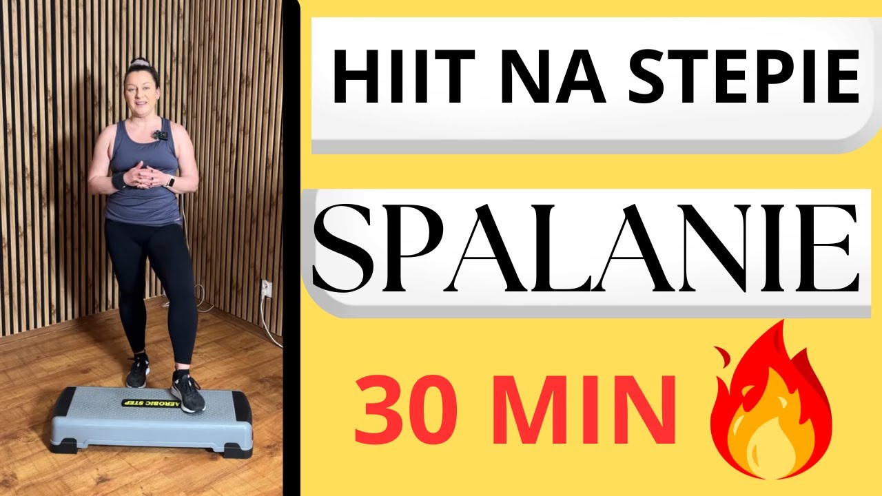 #42: 🔥 HIIT na STEPIE 30 MIN | 30/15 • Maksymalna Intensywność | Spalanie Tłuszczu