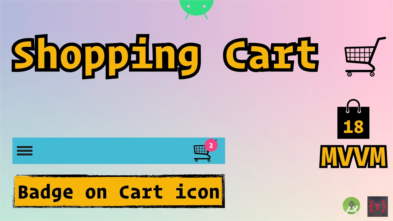 18. Shopping Cart (MVVM) - Badge on Menu Item