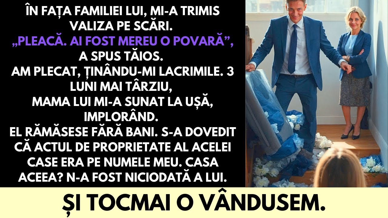 M-a Dat Afară În Fața Familiei Lui—Nu Știa Că Eu Dețineam Casa