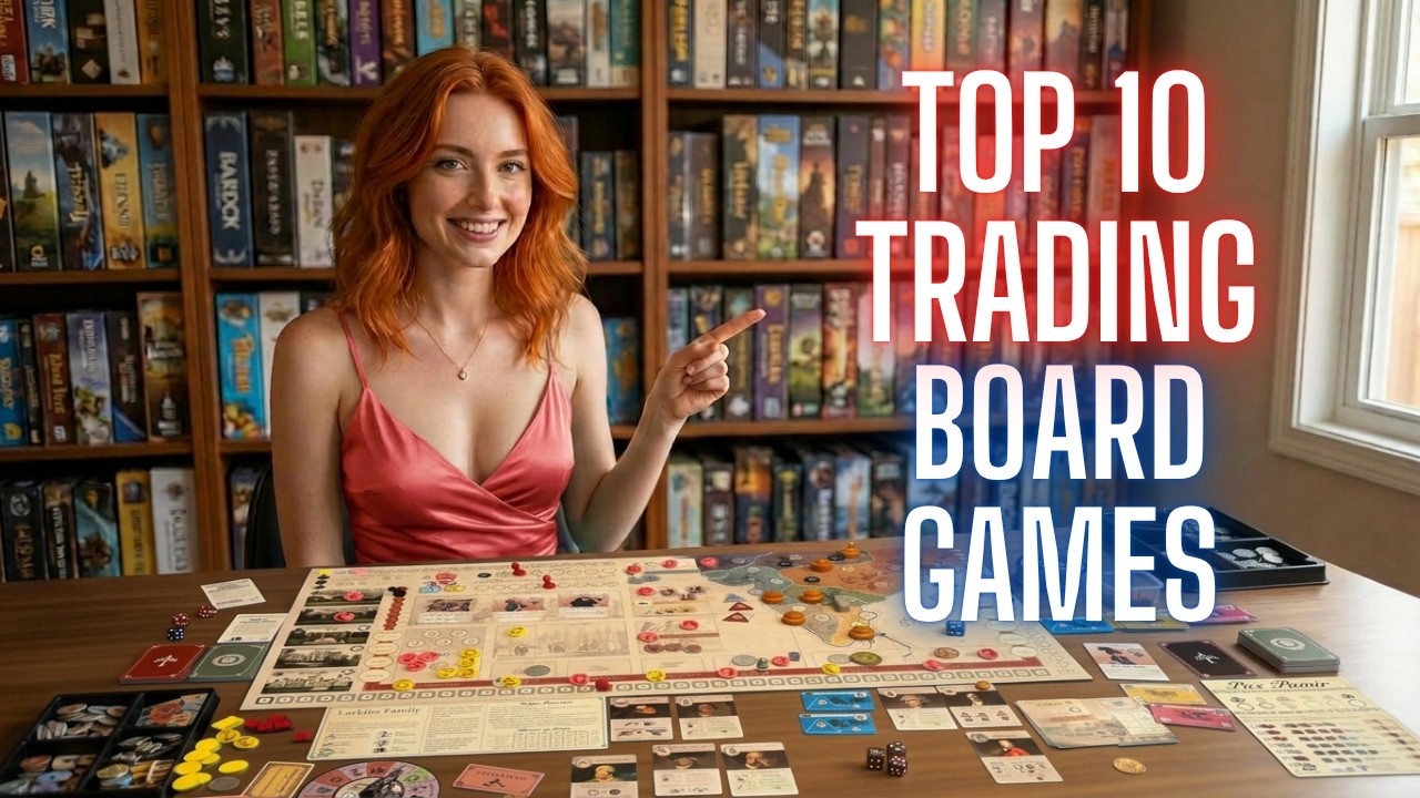 TOP 10 Trading Board Games Ever Made (Light to Heavy)