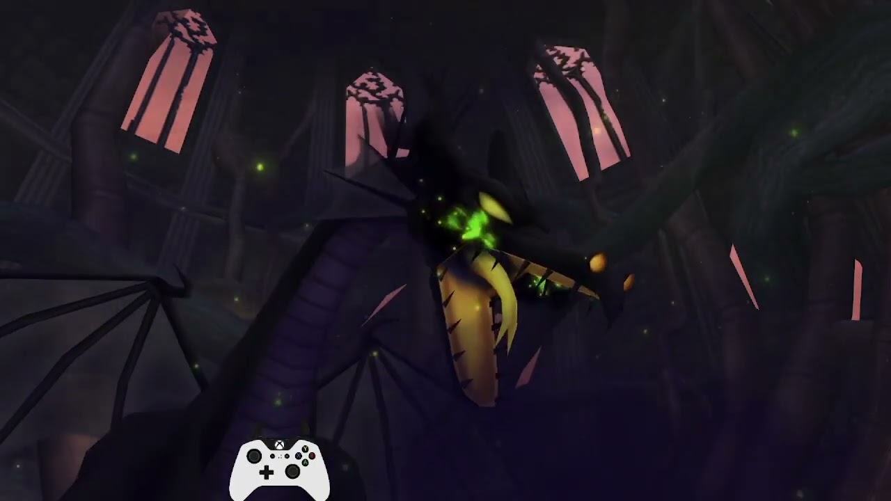 Riku 1, Maleficent, Dragon Maleficent, Riku Ansem 2 & Bahamut Level 1 Zero MP Challenge