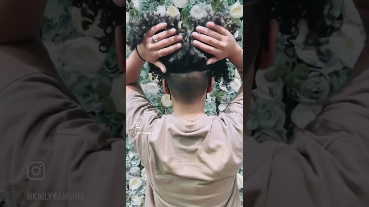 Curly cut/ Clipper cut & wash/style today 🥰 #curlycut #undercut #hair