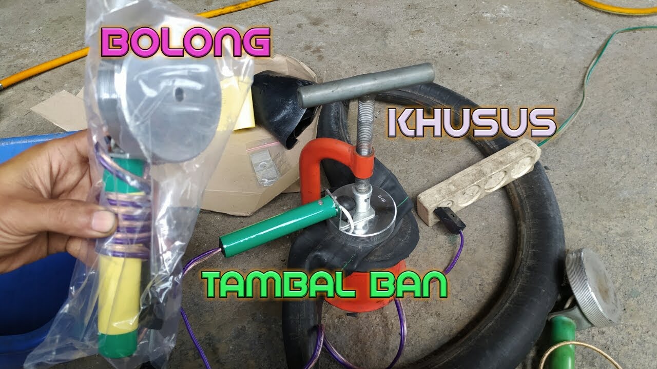 Cara Tambal Ban Khusus Cop, Dop atau Pangkal Klep Ban Dalam, Listrik Otomatis Cukup 3 Menit, NVR