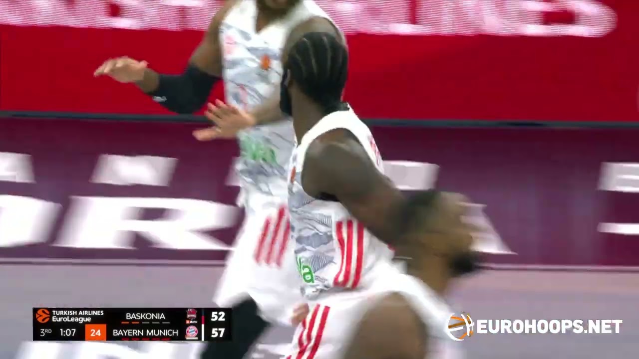 Bitci Baskonia Vitoria-Gasteiz-FC Bayern Munich 77-84: Othello Hunter (17 points - season high)