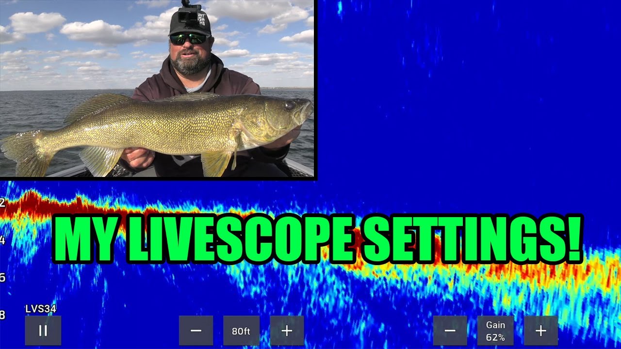 Fishing for  BIG Walleye and going over my full LIVESCOPE SETUP!