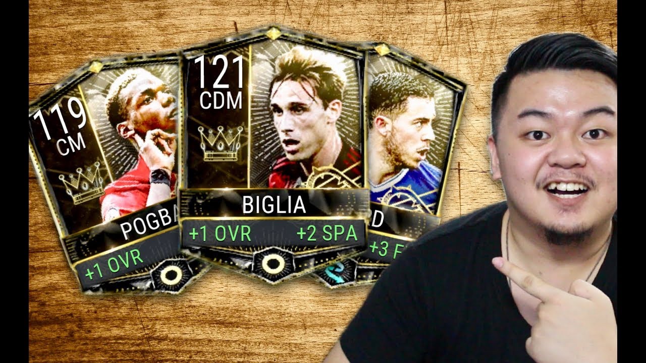 117&118 OVR GAMEPLAYS FT. 100 HAZARD , POGBA AND BIGLIA!! FIFA MOBILE
