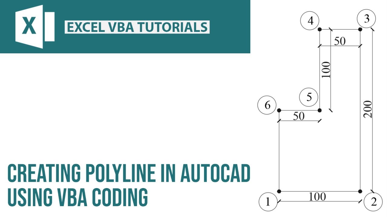 Excel VBA Tutorial, Creating Coordinates in Excel & Transfering it to Autocad using Simple VBA Code