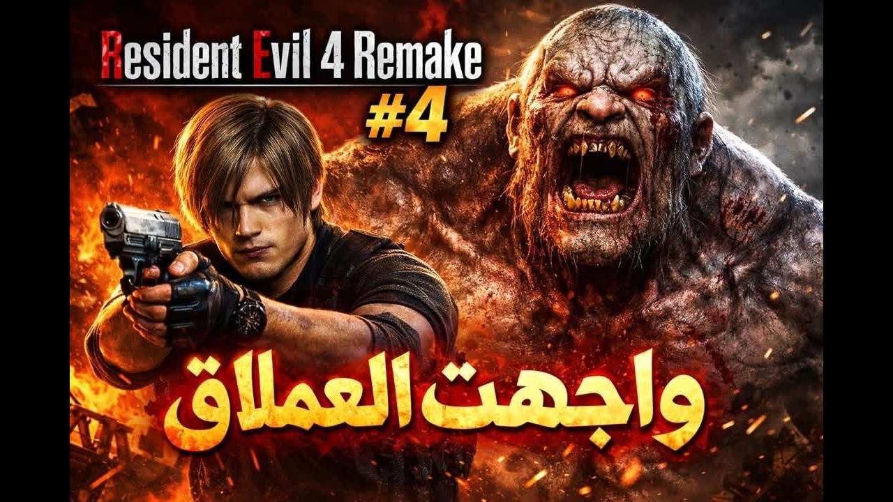 مواجهة العملاق المرعبة 😨 | Resident Evil 4 Remake #4
