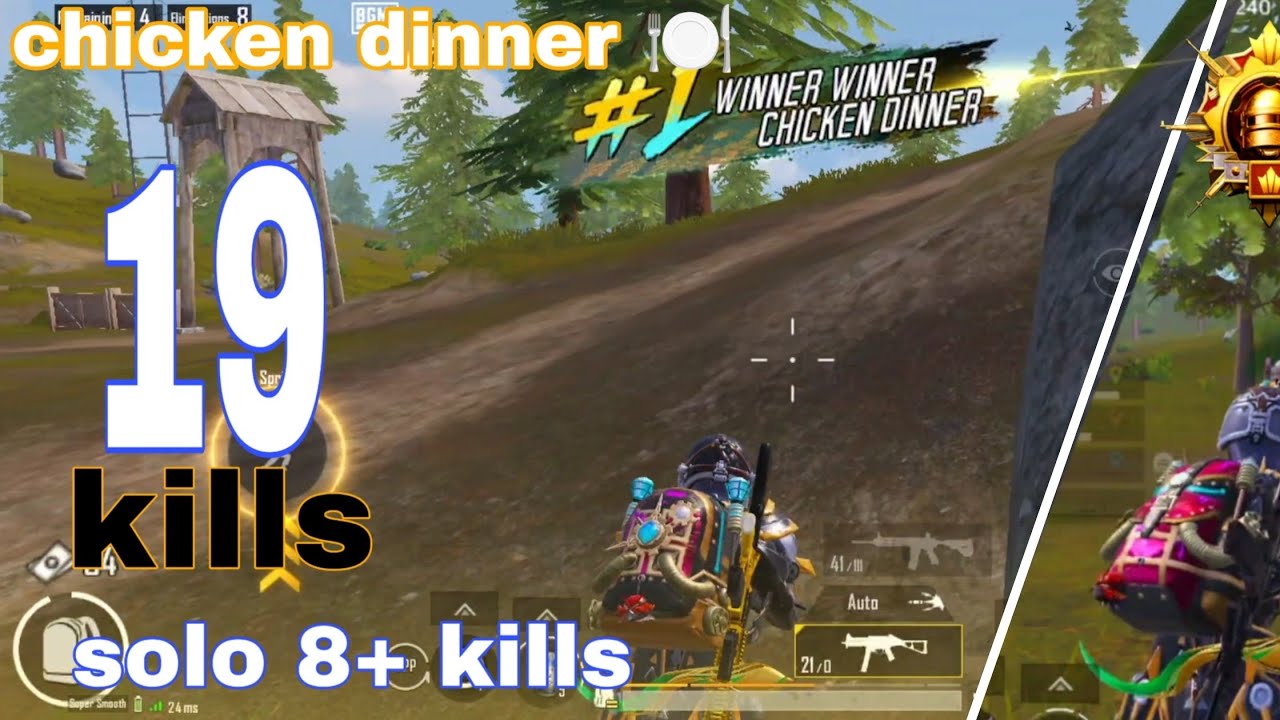 WINNER WINNER CHICKEN DINNER 🥳with 19 squad kills SAMSUNG, A7,A8,J4,J5,J6,J7,J2,J3,XS, A3,A4,A5