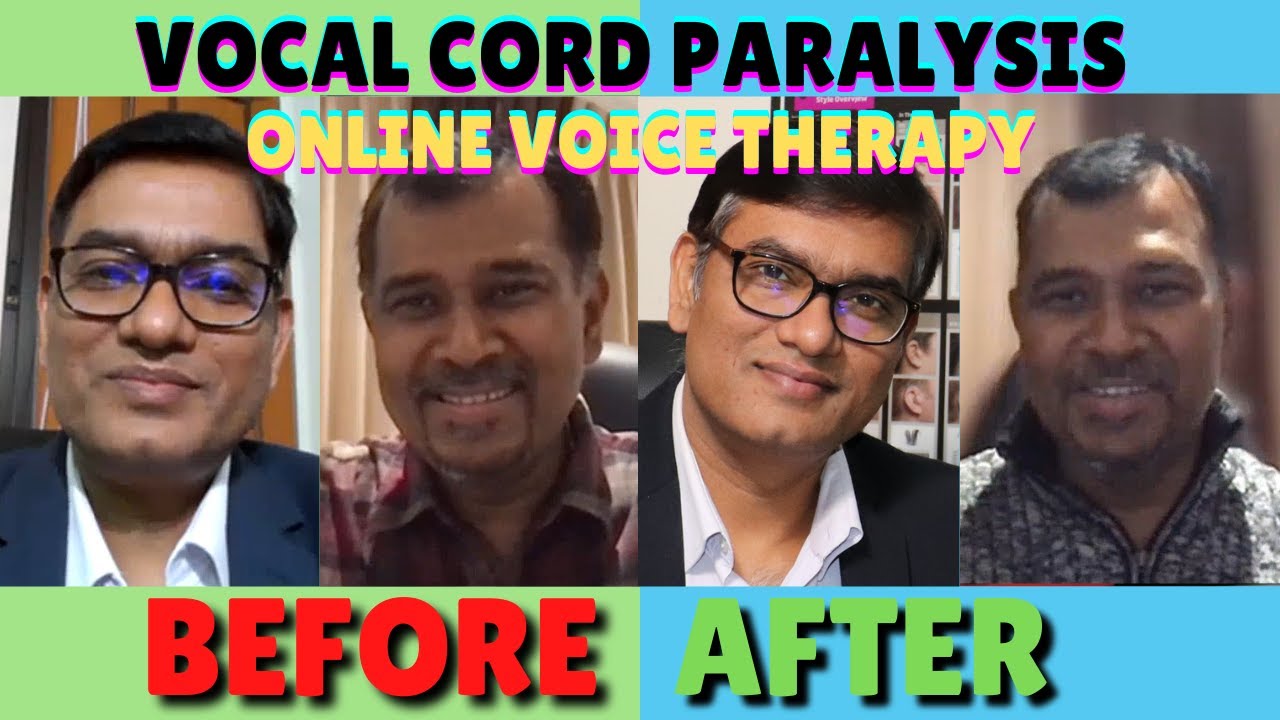 Pre-Post | Vocal Cord Paralysis|Phonatory Gap | Online Voice Therapy | SLP Sanjay Kumar | Since 2010