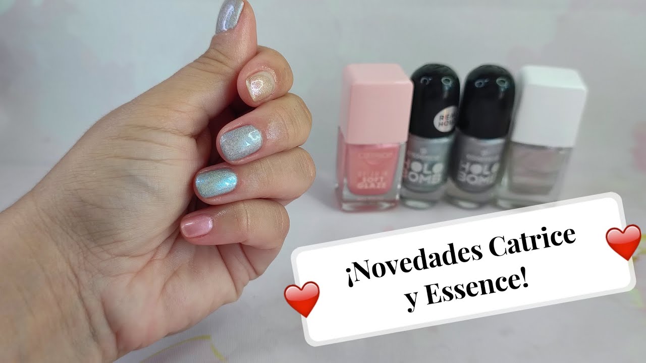 ¡NOVEDADES CATRICE Y ESSENCE! Esmaltes Holograficos!! || Lulu B Nails