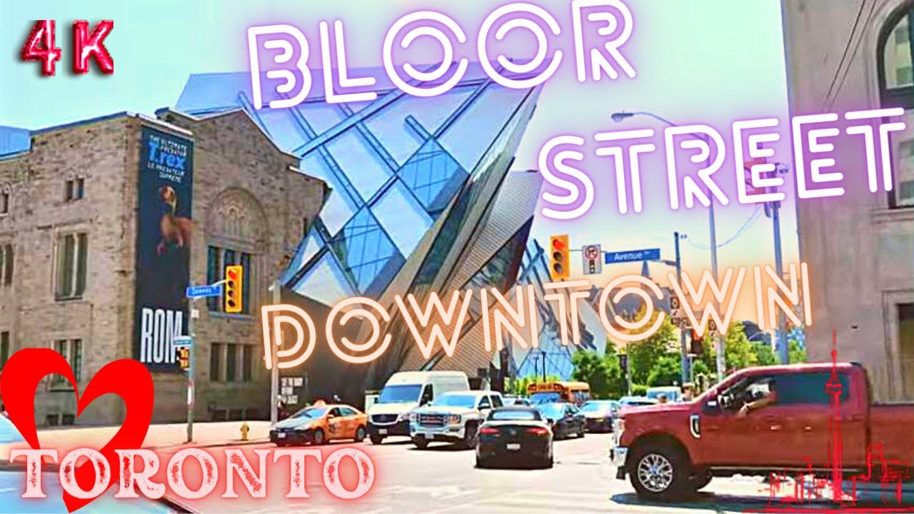 BLOOR STREET DOWNTOWN &ndash; TORONTO, CANADA &ndash; 4K WALK