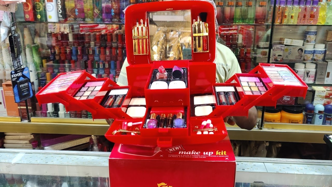 কম দামে মেক আপ বক্স কিনুন ভালো মানের||Make-up box collection buy gawsia market.