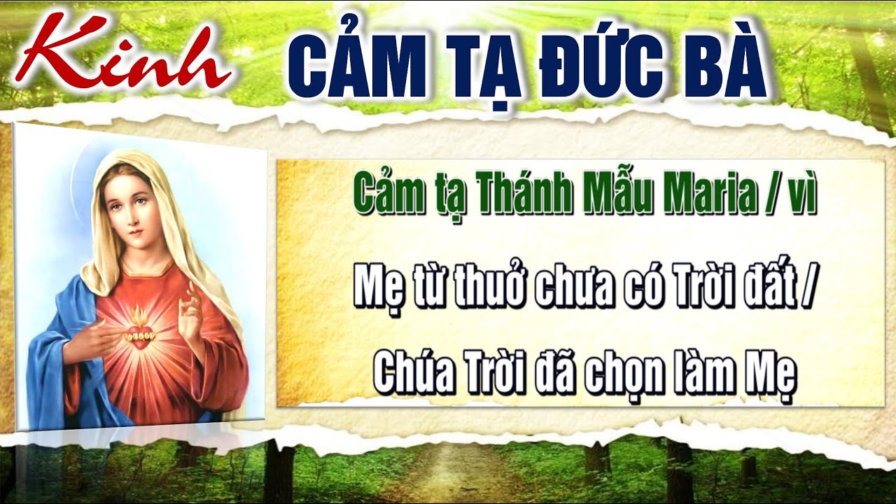 35. KINH CẢM TẠ ĐỨC BÀ