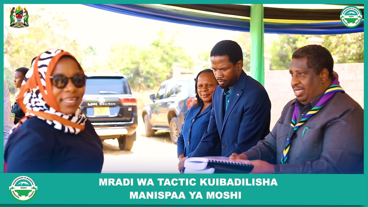  TACTIC KUJENGA  BARABARA KM 13.2  NA WA MITARO YA MAJI YA MVUA KM 3.9 MANISPAA YA MOSHI.