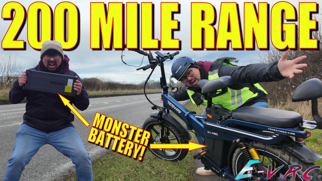 The Biggest Ebike Battery I've Seen got me LOST - MILES AWAY FROM HOME! Tesway X7 Pro