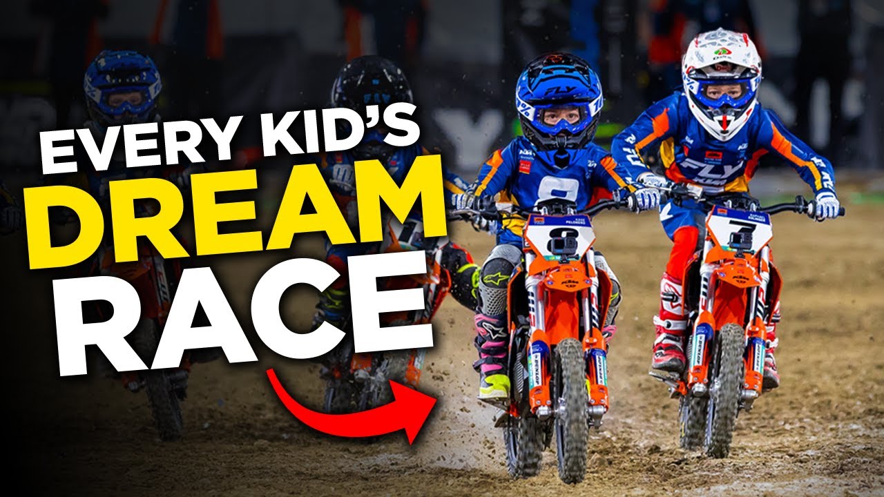 Каково это — стать гонщиком Factory KTM Jr. Supercross на один день