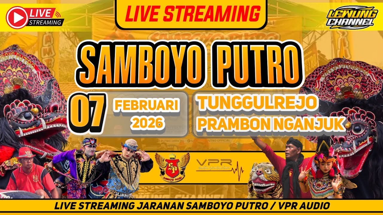 Live Jaranan SAMBOYO PUTRO di Tunggulrejo Baleturi Prambon Nganjuk. VPR Audio