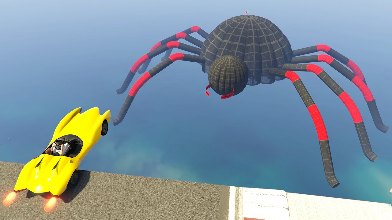 Rocket Car vs. Mega Spider - No Turning Back - GTA 5 Online