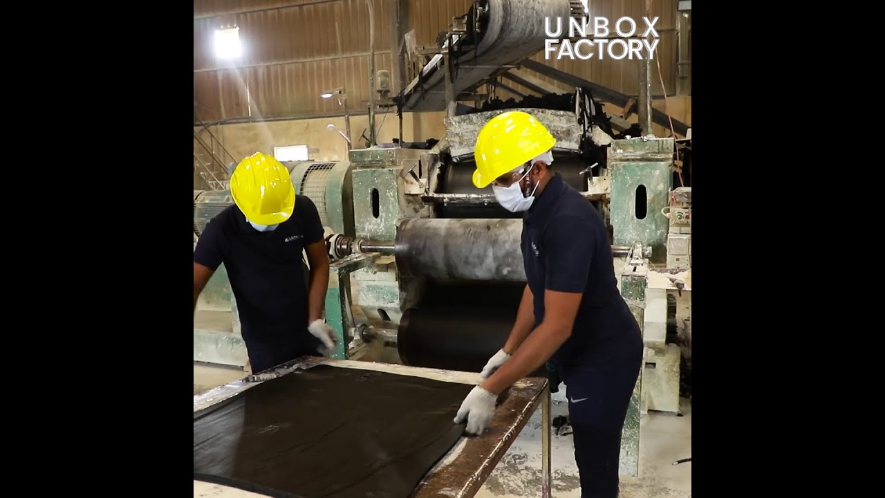 Tires Recycling Process. Inside Tires Recycling Factory