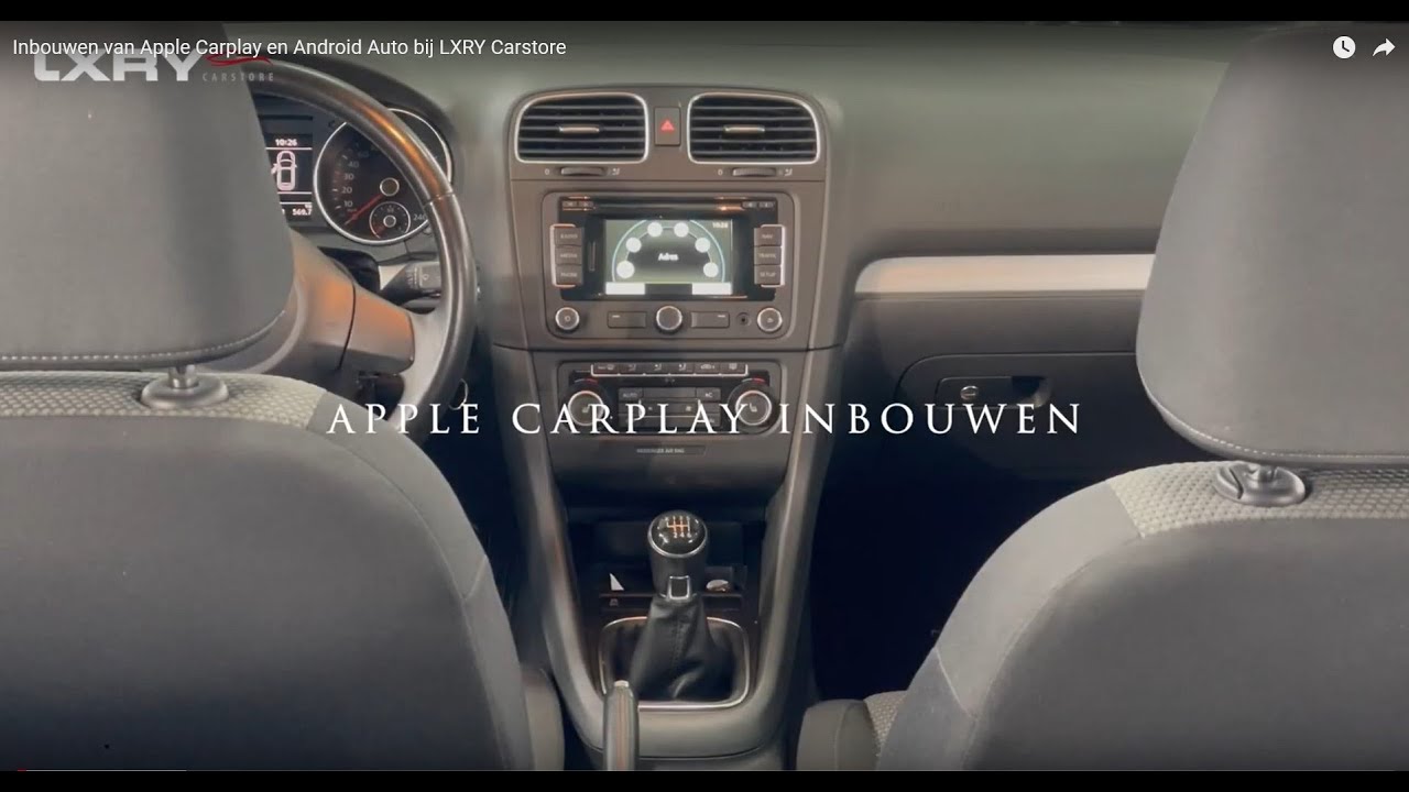 Inbouwen van Apple Carplay en Android Auto bij LXRY Carstore