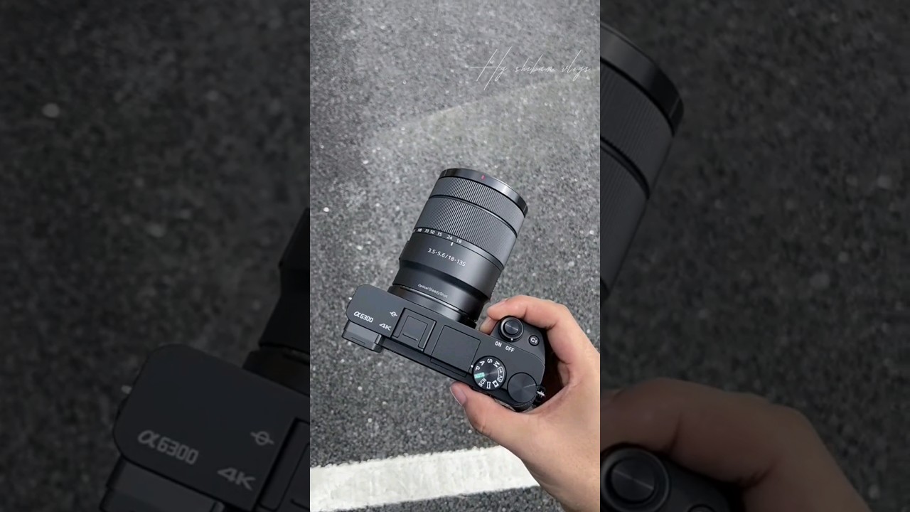 Sony α 6300  Camera & Sony E 18-135mm f/3.5-5.6 OSS Lens [ 360° view ] & photography 4k / Sony α /