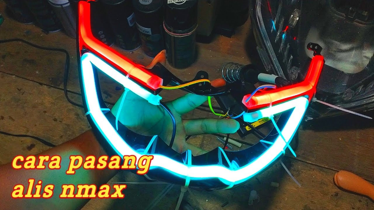 Cara pasang lampu alis nmax | ps light