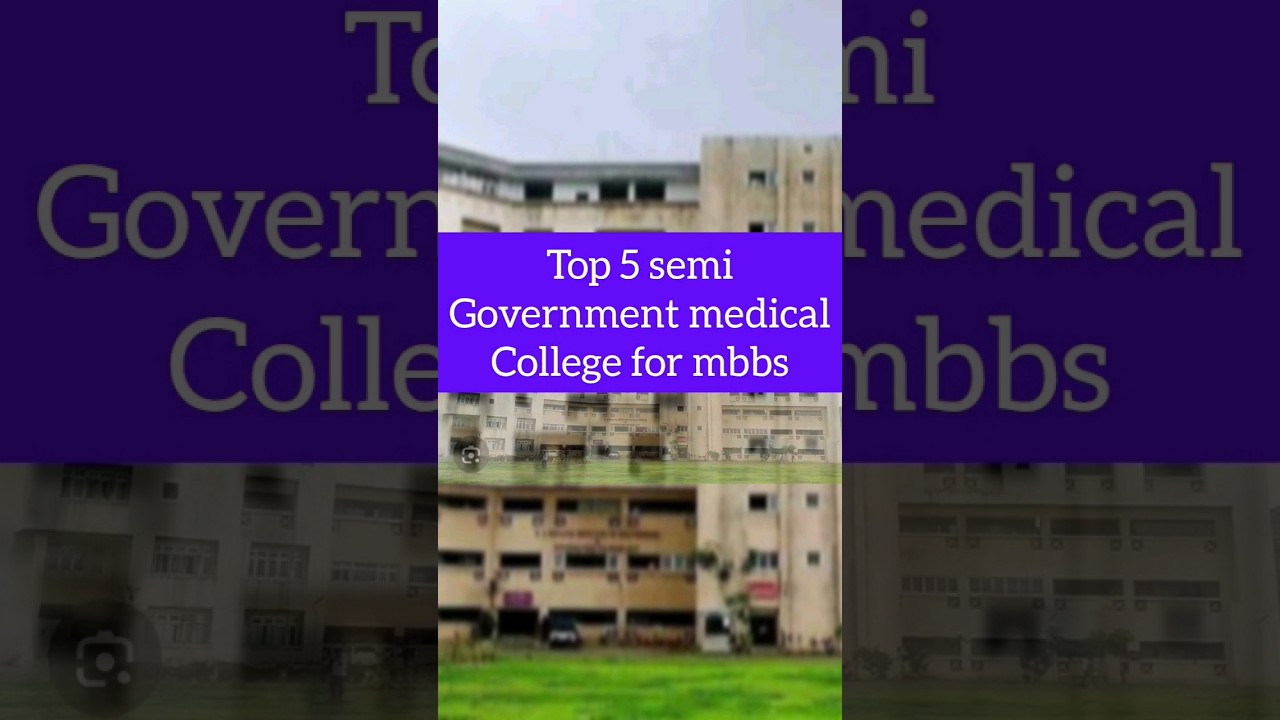 Top 5 semi government medical college in Maharashtra #mbbs #neetcounselling2024