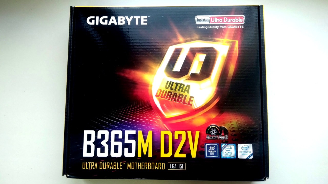 Материнская плата GIGABYTE B365M D2V (LGA1151v2, mATX) - ОНЛАЙН ТРЕЙД.РУ