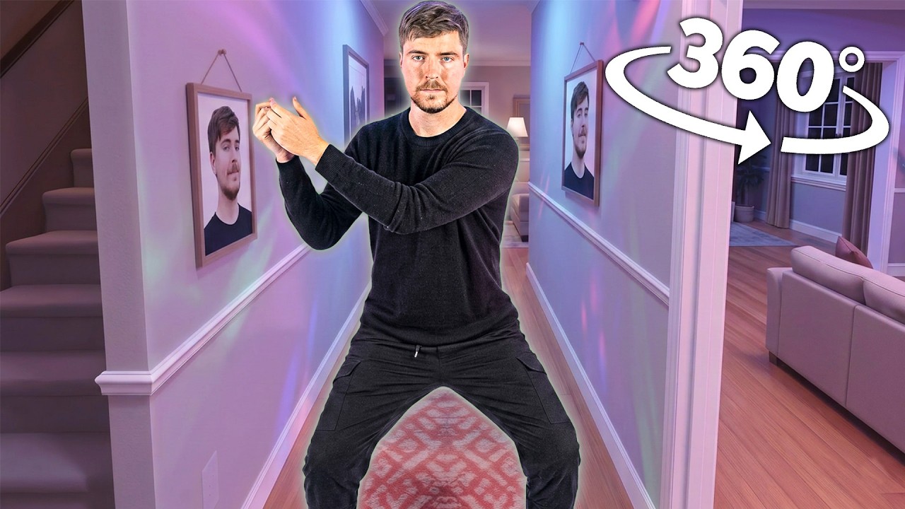 MrBeast Rizz 360&deg; : Break Into Your House! | VR 4K