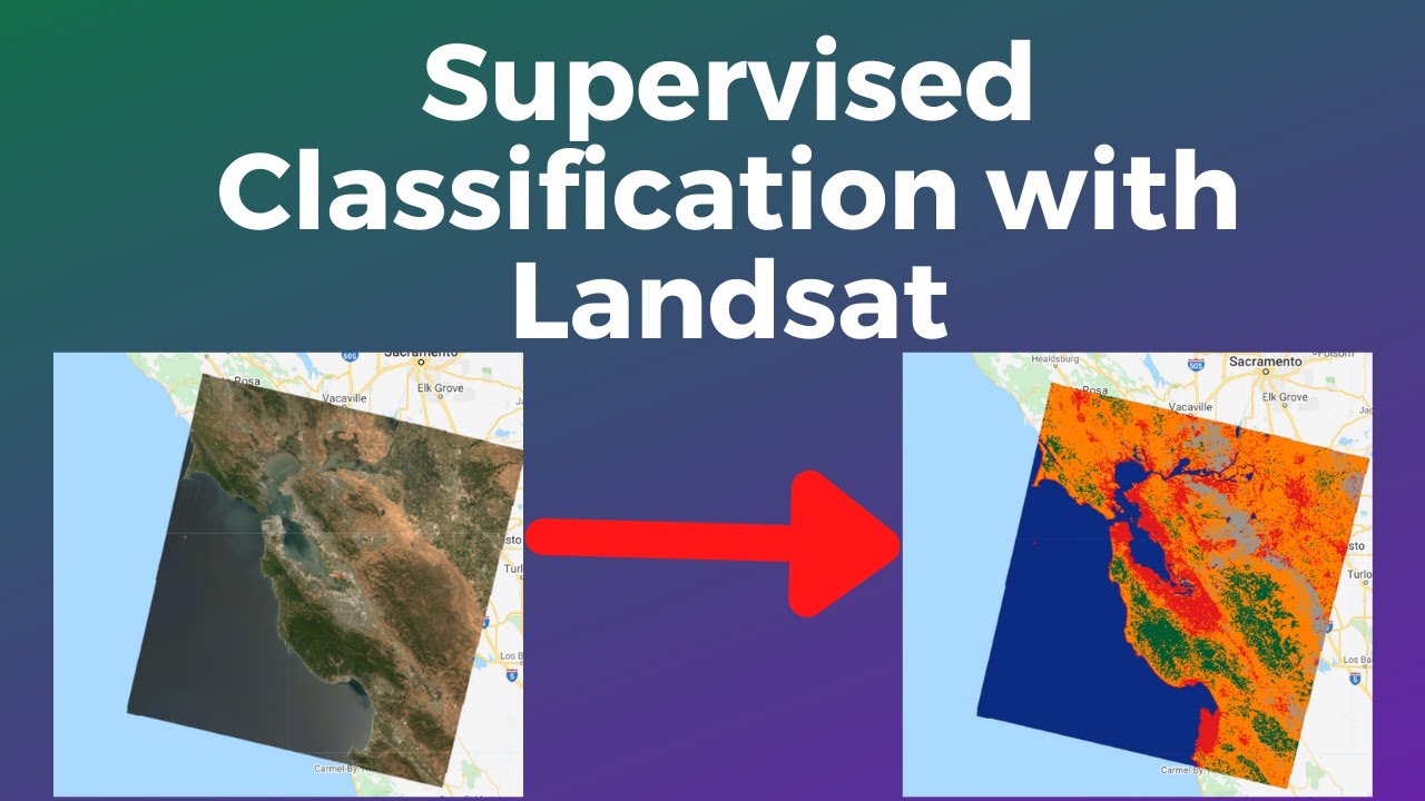 Supervised Classification (CART) with Landsat 8 Data in Google Earth Engine