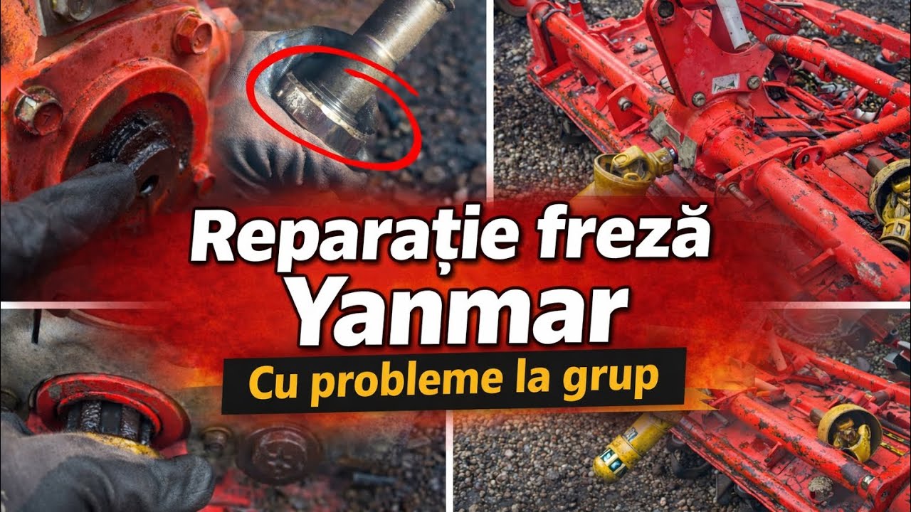Reparație freza tractoras Yanmar sau alte tipuri de freze