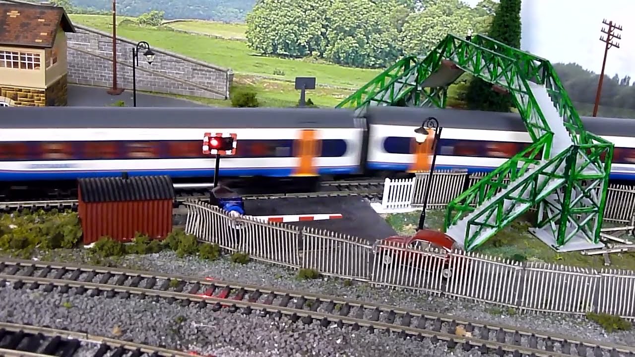 Train Tech Level Crossing Barrier now functional .