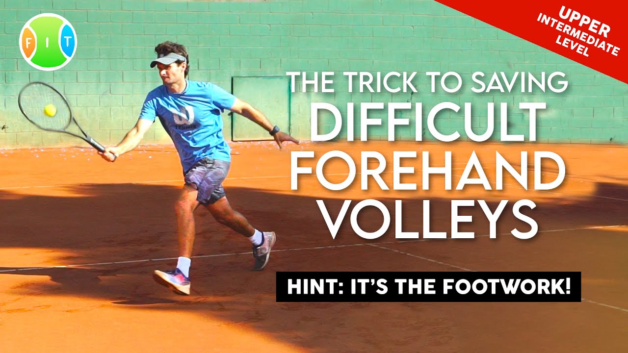 Cómo salvar VOLEAS de derecha DIFÍCILES 🎾👣 | TRABAJO de 🏃🏼‍♀️ PIES