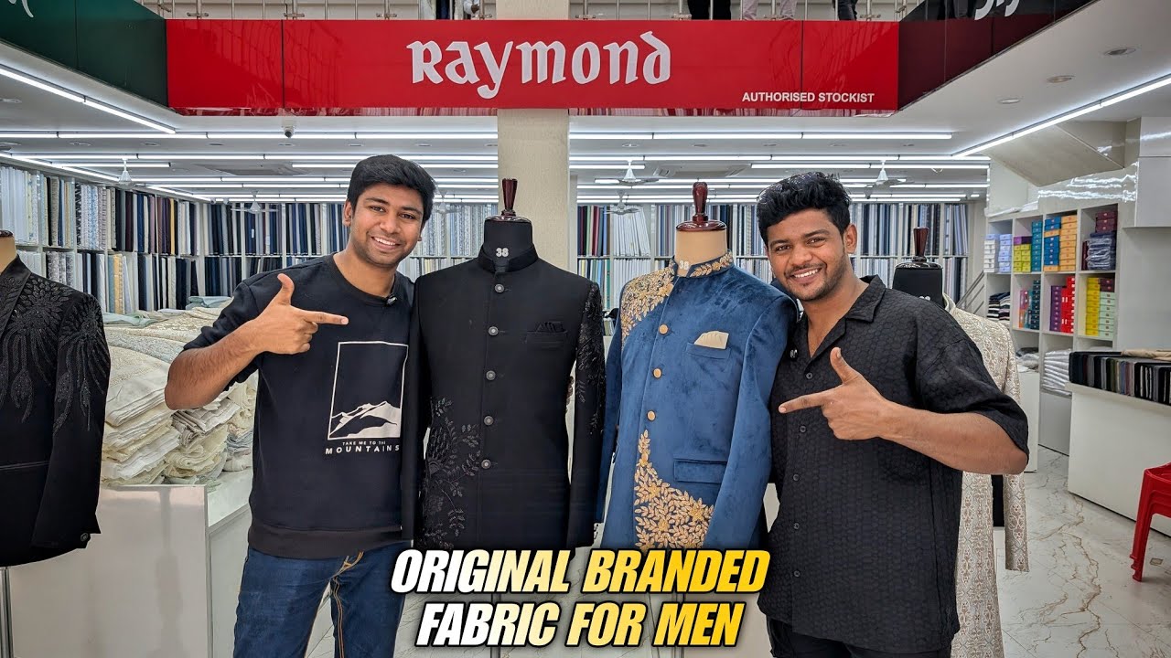 Bangalore Shivajinagar Hungama mens Studio | Branded fabrics for marriage