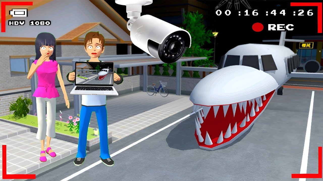Yuta Mio Panik CCTV Merekam INFECTED SKY di Depan Rumah 😱 |Sakura School Simulator