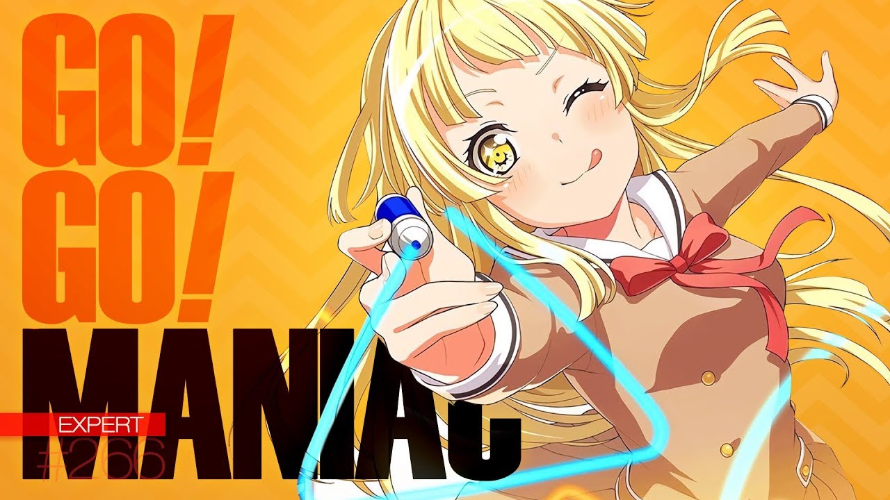 [バンドリ！][Expert] BanG Dream! #266 GO! GO! MANIAC (歌詞付き)