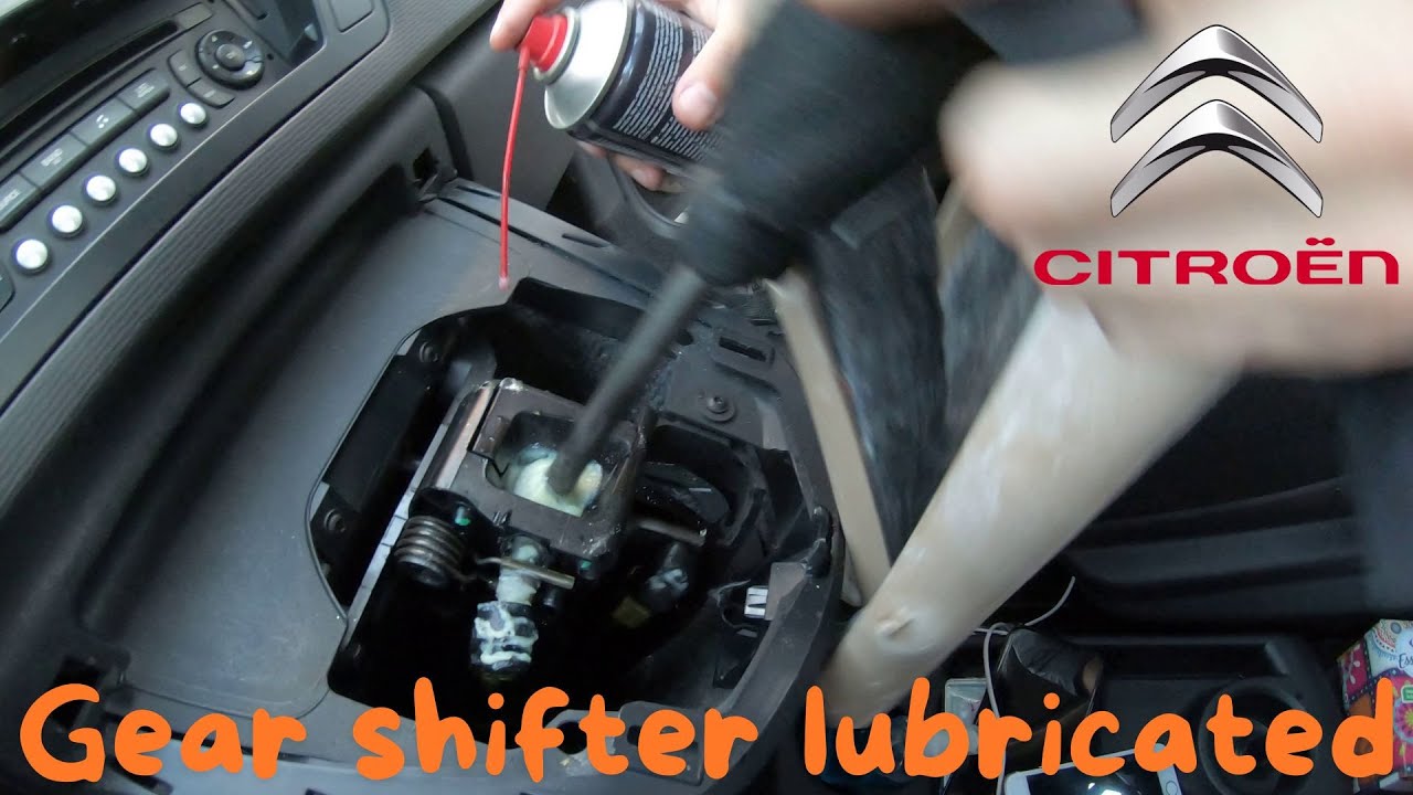 Citroen C4 Picasso Lubricated gear shifter , Geschmierter Ganghebel , Levier de vitesses lubrifi&eacute;