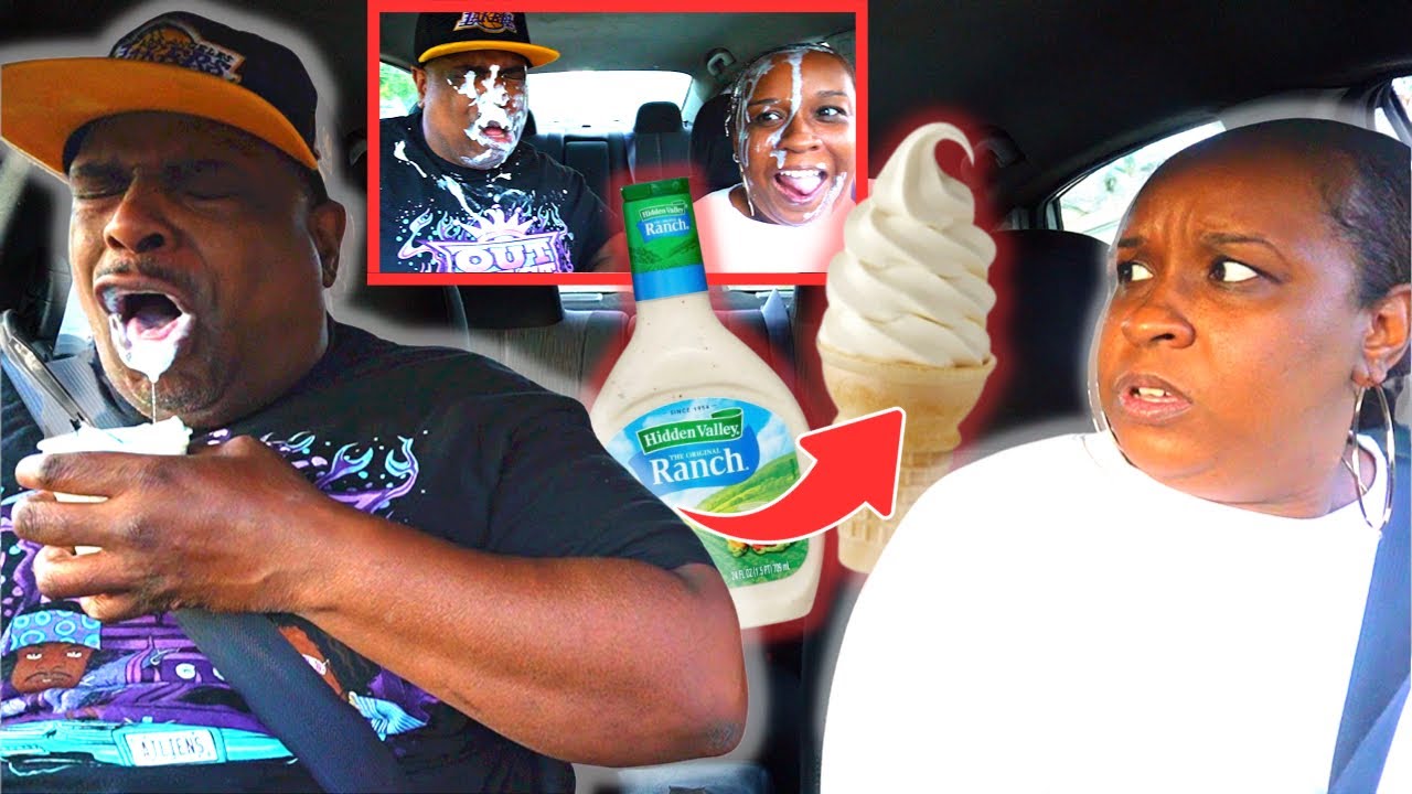 Replacing My Fiancé ICE CREAM with RANCH DRESSING Prank! *HILARIOUS REACTION*