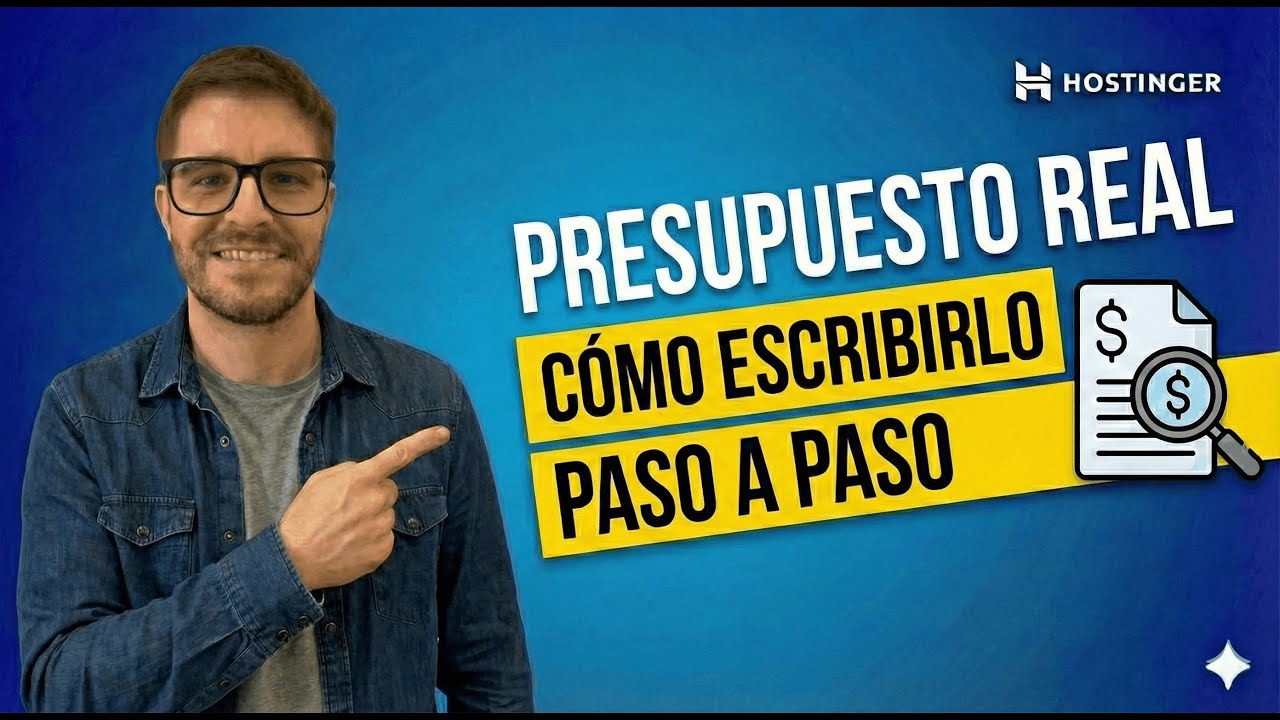 Presupuesto de Página Web. Como escribirlo paso a paso