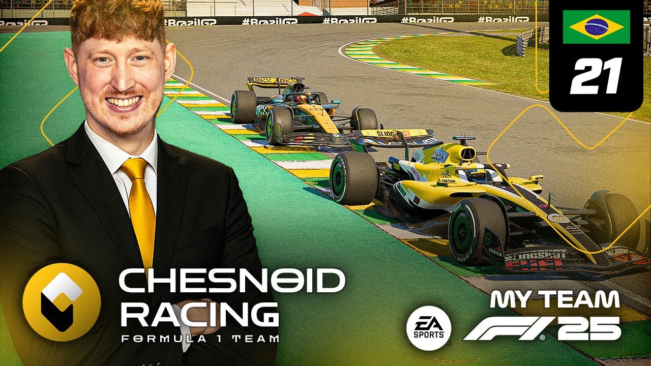 ALL ACTION BRAZIL SPRINT WEEKEND!! F1 25 MY TEAM CAREER MODE EP21