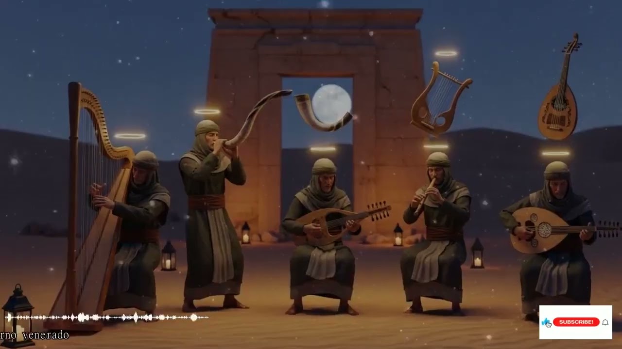 Paz Celestial En Jerusalén Con Cánticos De David Shofar E Instrumentos Del Templo Para Adonai