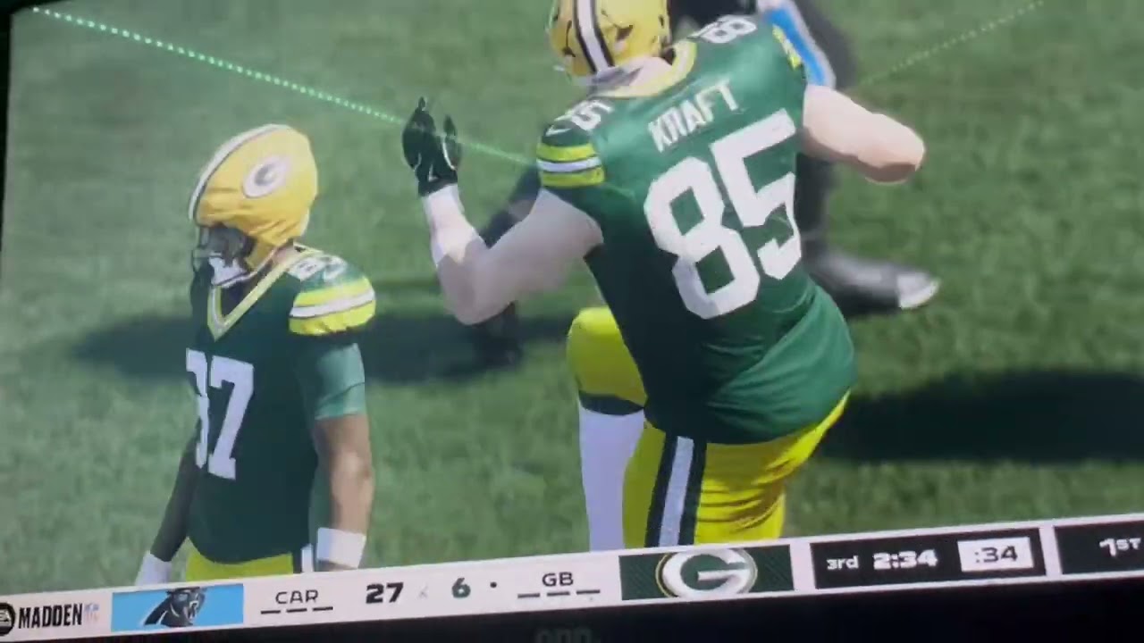 Green Bay, losing by a lot ￼