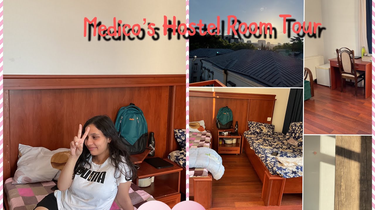 Hostel Room Tour ~ Medical college🩺👩‍⚕️ in georgia 🇬🇪 #trending