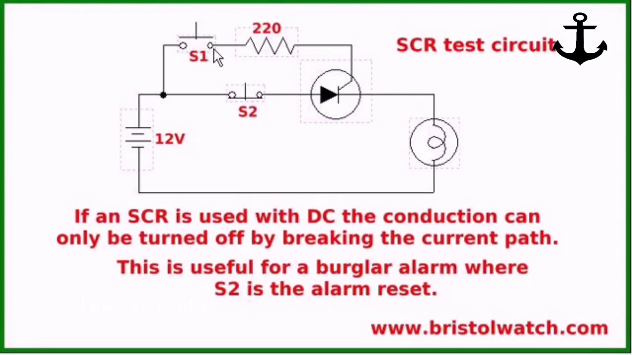 SCR  |   Theory and Circuits